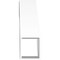 Ekena Millwork 5-in. W x 16-in. D x 16-in. H Stanfield Architectural Grade PVC Knee Brace BRCP05X16X16STA - alternate 3